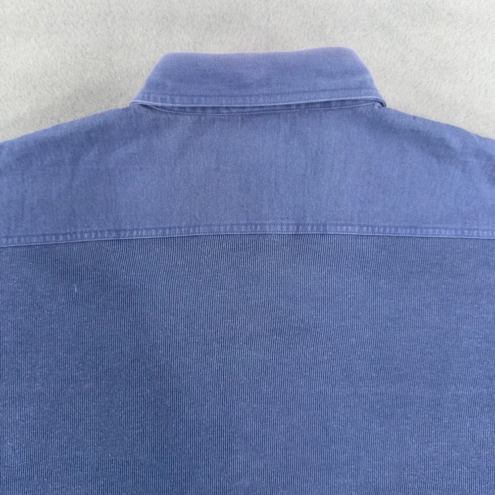 Vintange Norm Thompson Mens XL Double Pocket Normcore Short Sleeve Knit Polo